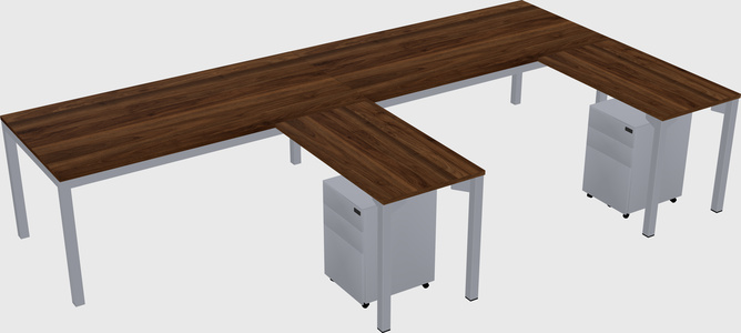 L-shaped desk