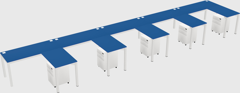 L-shaped desk