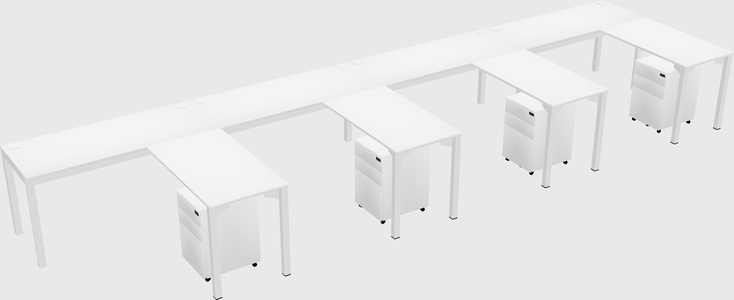 L-shaped desk