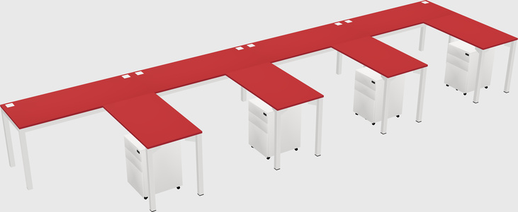 L-shaped desk