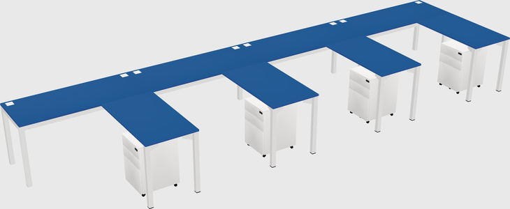 L-shaped desk