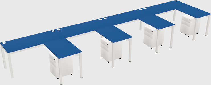 L-shaped desk