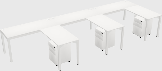 L-shaped desk