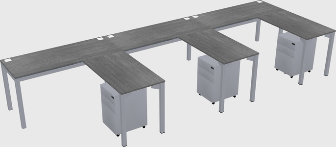 L-shaped desk