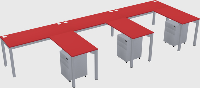 L-shaped desk