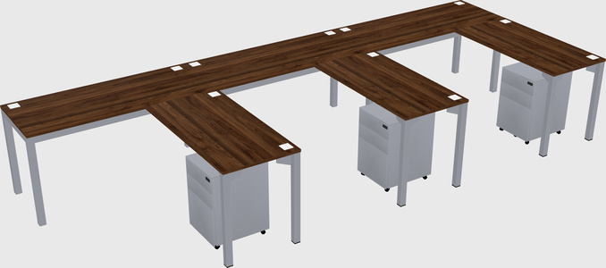 L-shaped desk