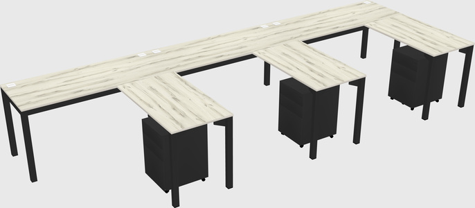L-shaped desk