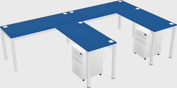 L-shaped desk