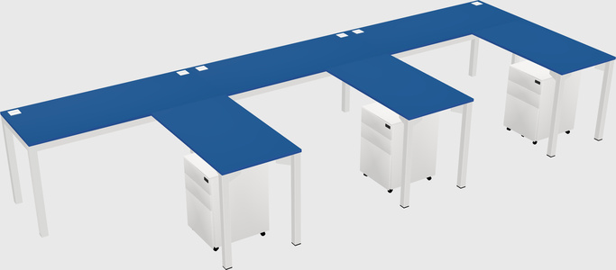 L-shaped desk