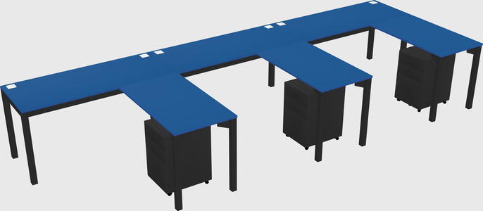 L-shaped desk
