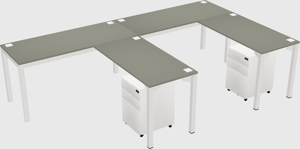L-shaped desk