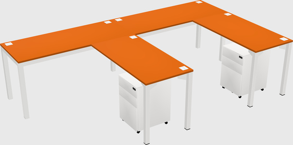 L-shaped desk