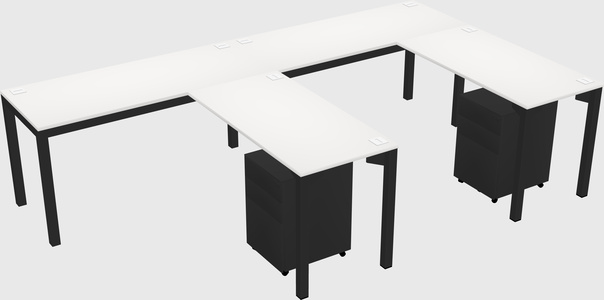 L-shaped desk