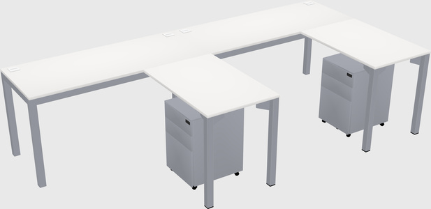 L-shaped desk