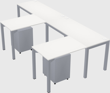 L-shaped desk