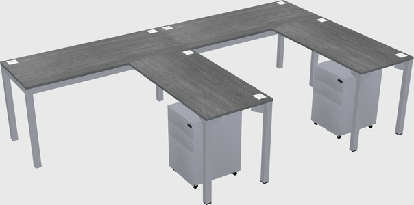 L-shaped desk