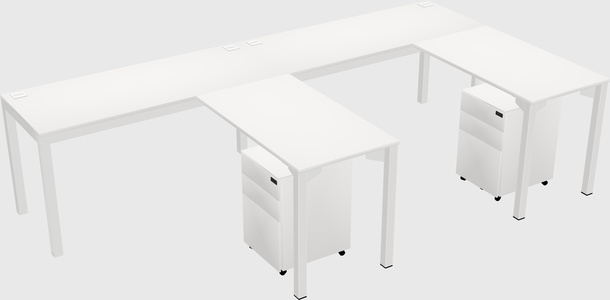 L-shaped desk