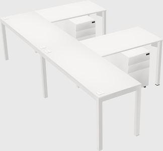L-shaped desk