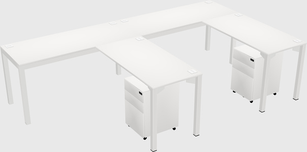 L-shaped desk