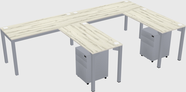L-shaped desk