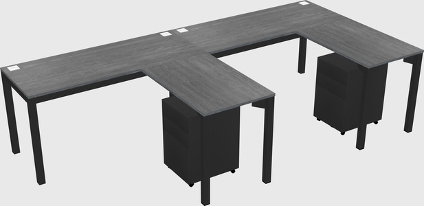 L-shaped desk