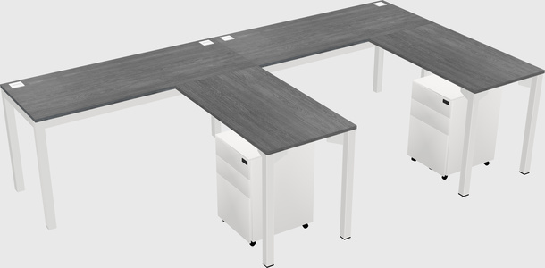 L-shaped desk