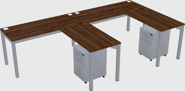 L-shaped desk