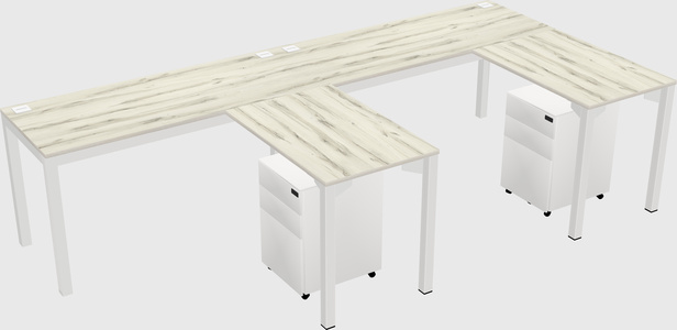 L-shaped desk