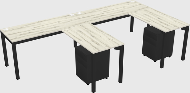 L-shaped desk