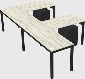 L-shaped desk