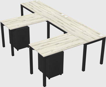 L-shaped desk