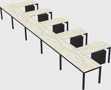 L-shaped desk