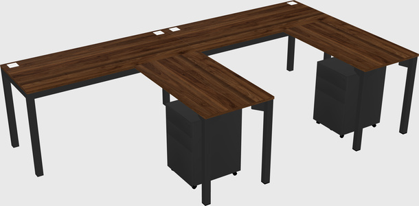 L-shaped desk