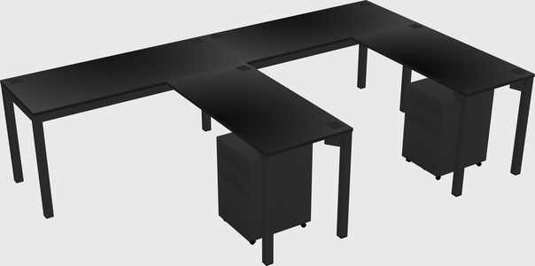 L-shaped desk