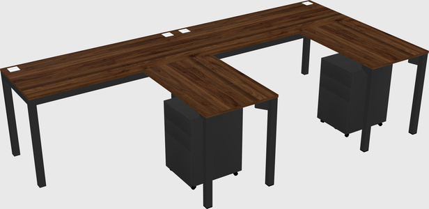 L-shaped desk