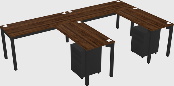 L-shaped desk