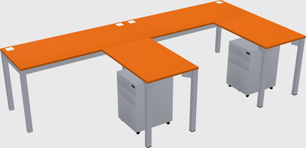 L-shaped desk