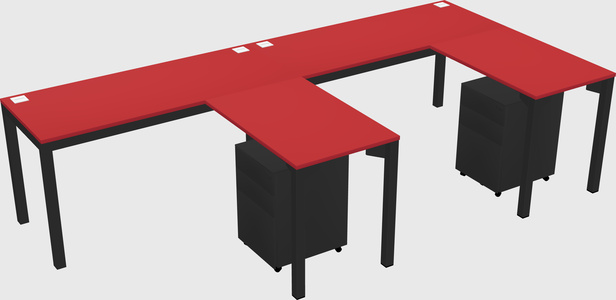 L-shaped desk