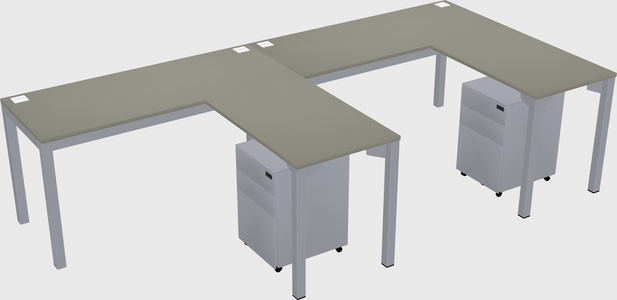 L-shaped desk