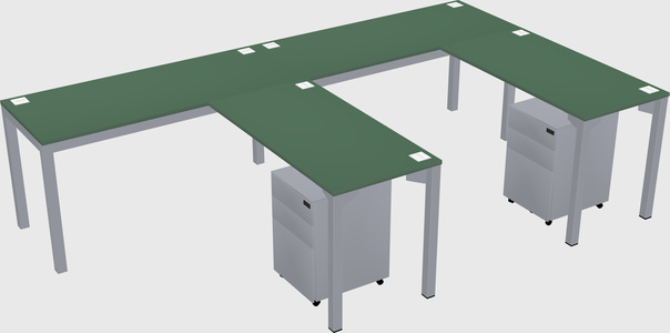 L-shaped desk