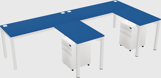 L-shaped desk