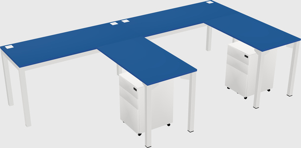L-shaped desk
