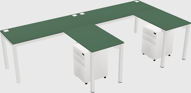L-shaped desk