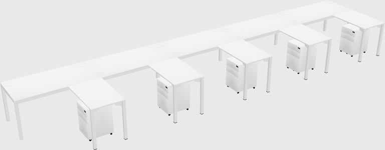 L-shaped desk