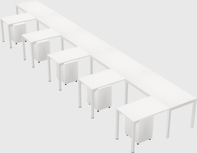 L-shaped desk