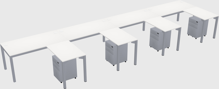 L-shaped desk