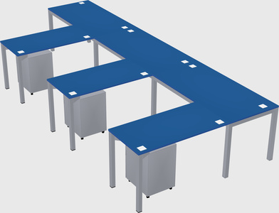 L-shaped desk