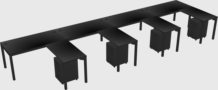 L-shaped desk