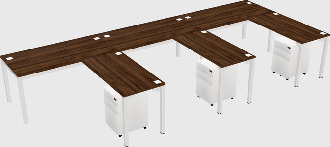 L-shaped desk