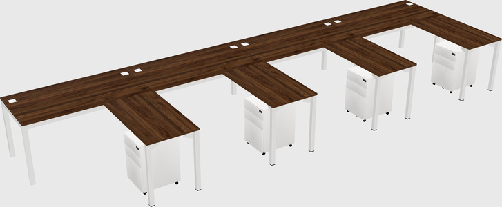 L-shaped desk